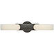Grace LED 5 inch Textured Black Oxide Bath Light Wall Light