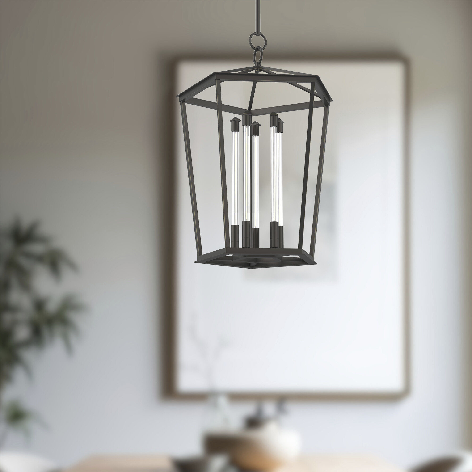 Delphine Pendant Ceiling Light in Urban Bronze