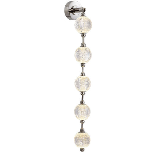 Marni LED 38.25 inch Polished Nickel Bath Vanity Light Wall Light