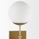 Edie 7.5 inch Gold Wall Sconce Wall Light