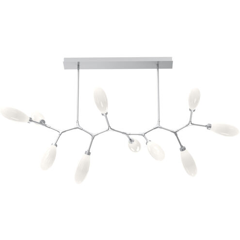 Fiori LED Classic Silver Linear Pendant Ceiling Light, Branch