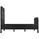 Bachelor Hand Rubbed Black Bed, Queen