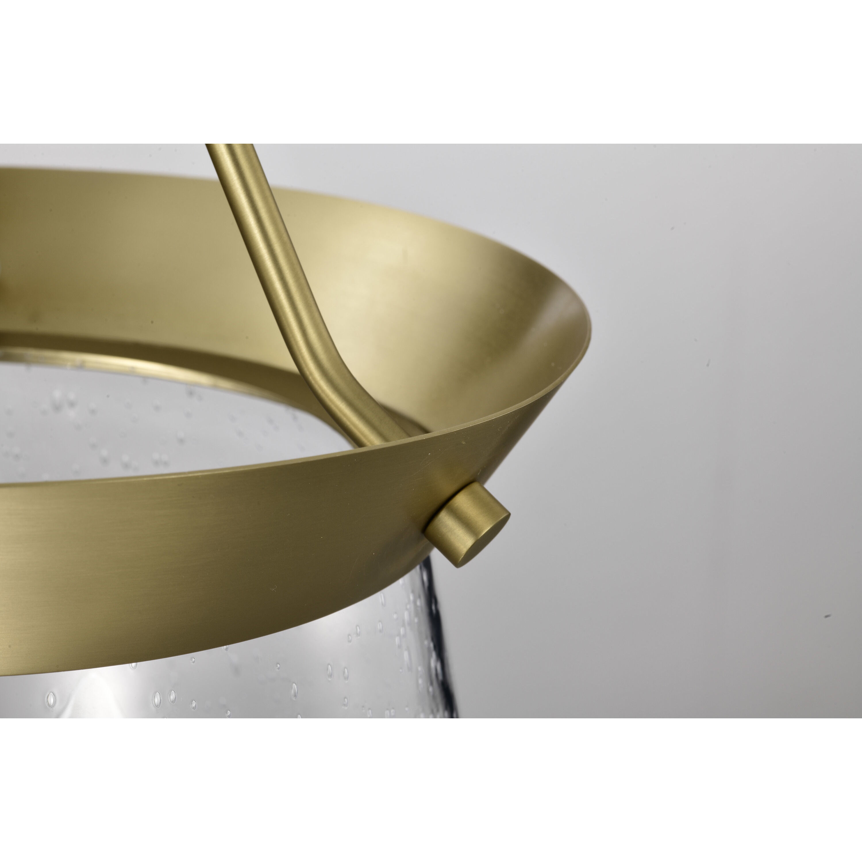 Boliver 3 Light 11.75 inch Vintage Brass Pendant Ceiling Light