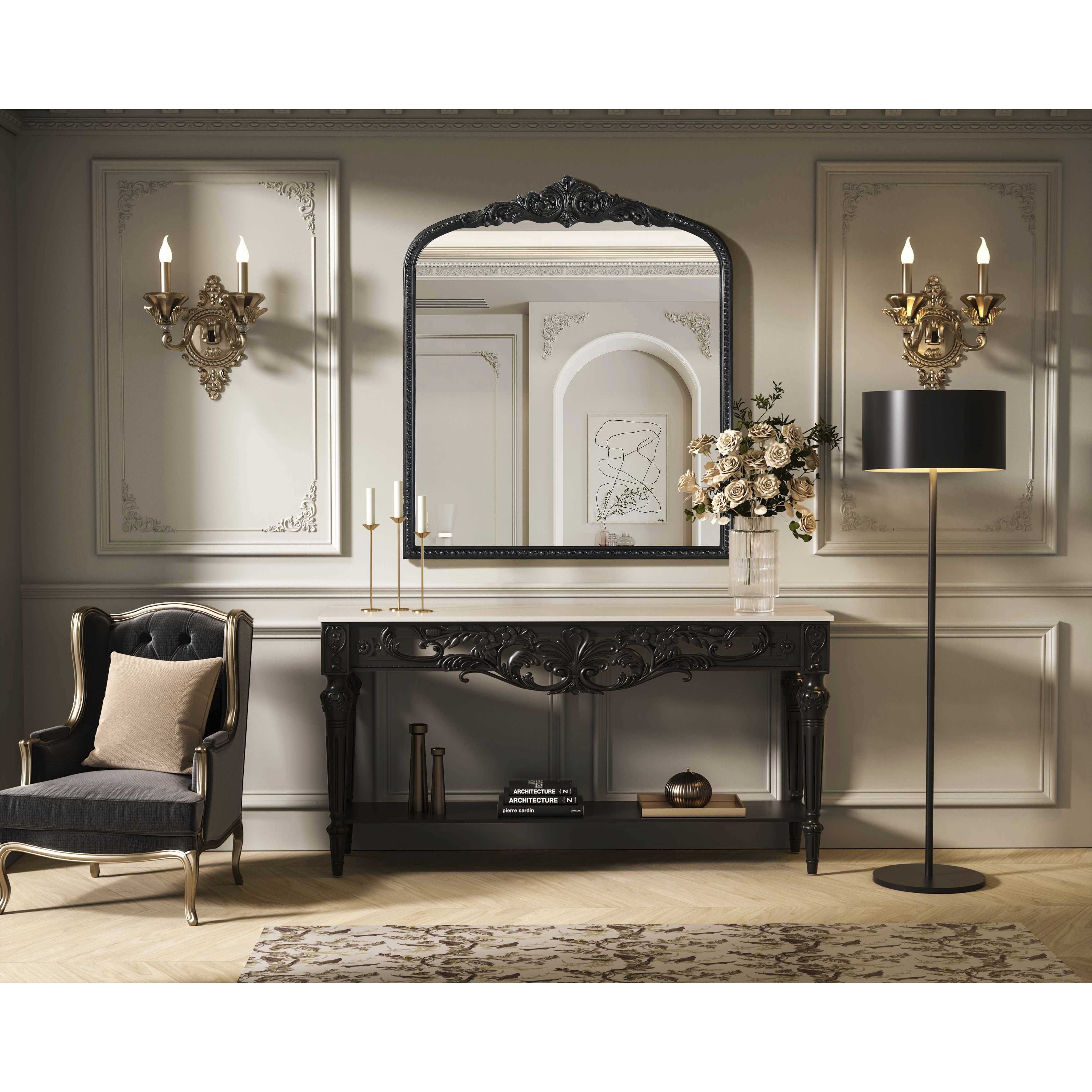 Naomi 42 X 36 inch Vintage Bronze Mirror