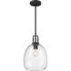 Orbis 1 Light 10 inch Dark Matte Black Mini Pendant Ceiling Light