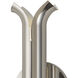 Husk Wall Sconce Wall Light in Polished Nickel