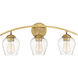 Transitional 3 Light 24.00 inch Bathroom Vanity Light