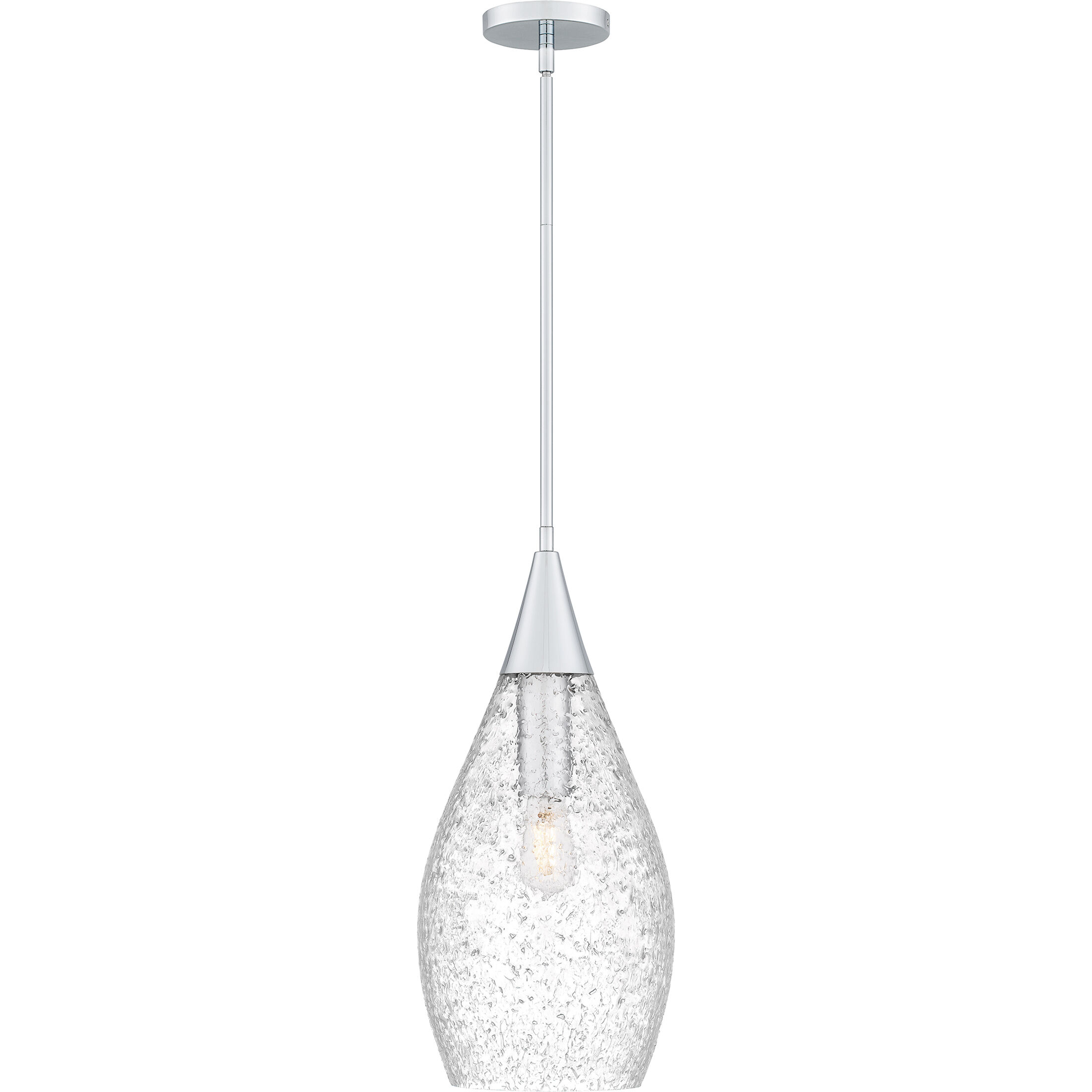 Spruce 1 Light 10 inch Polished Chrome Pendant Ceiling Light