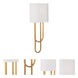 Odeon 1 Light 10 inch Gold Sconce Wall Light