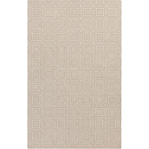 Lucka 120 X 96 inch Neutral and Neutral Area Rug, Wool