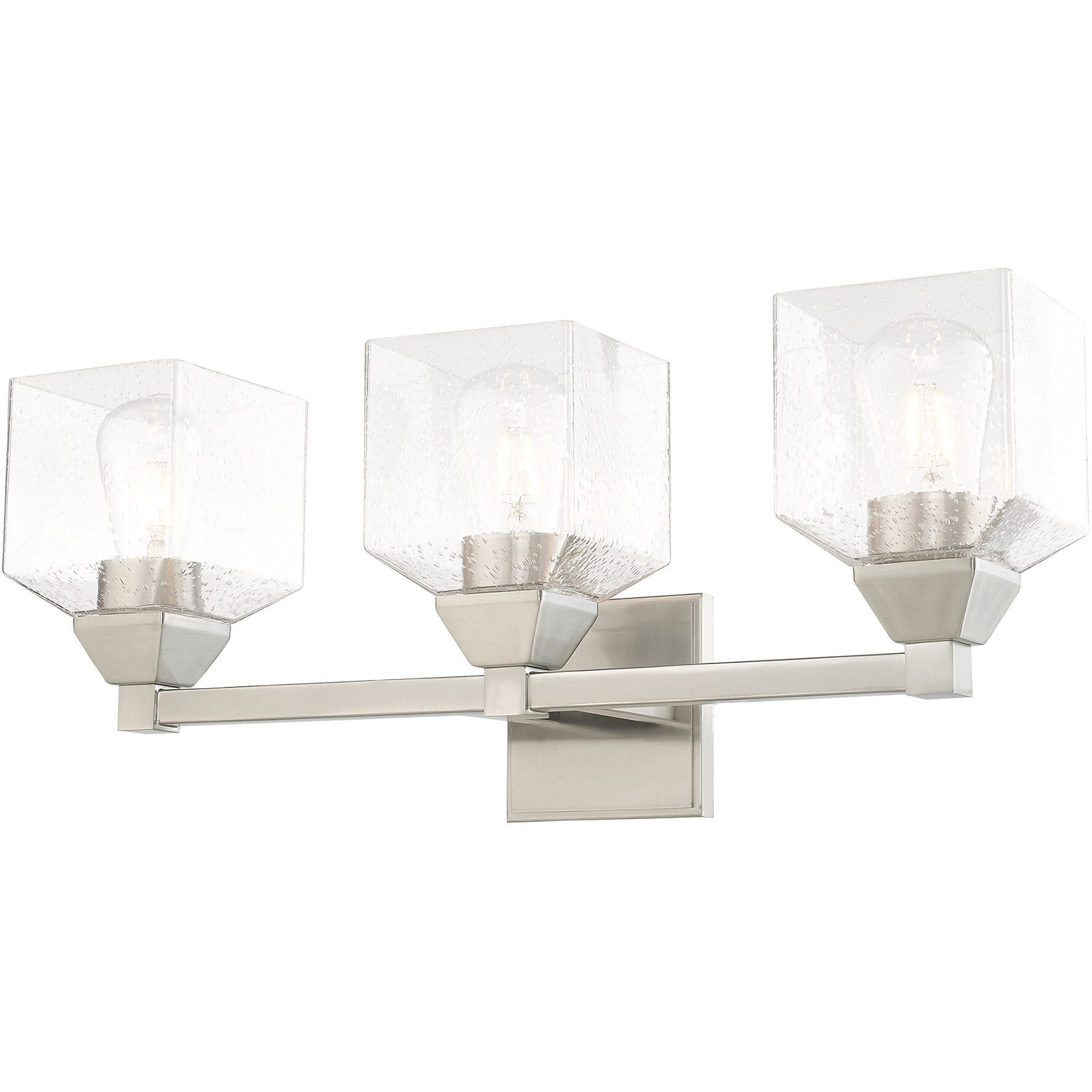 Aragon 3 Light 23 inch Brushed Nickel Bath Vanity Wall Light