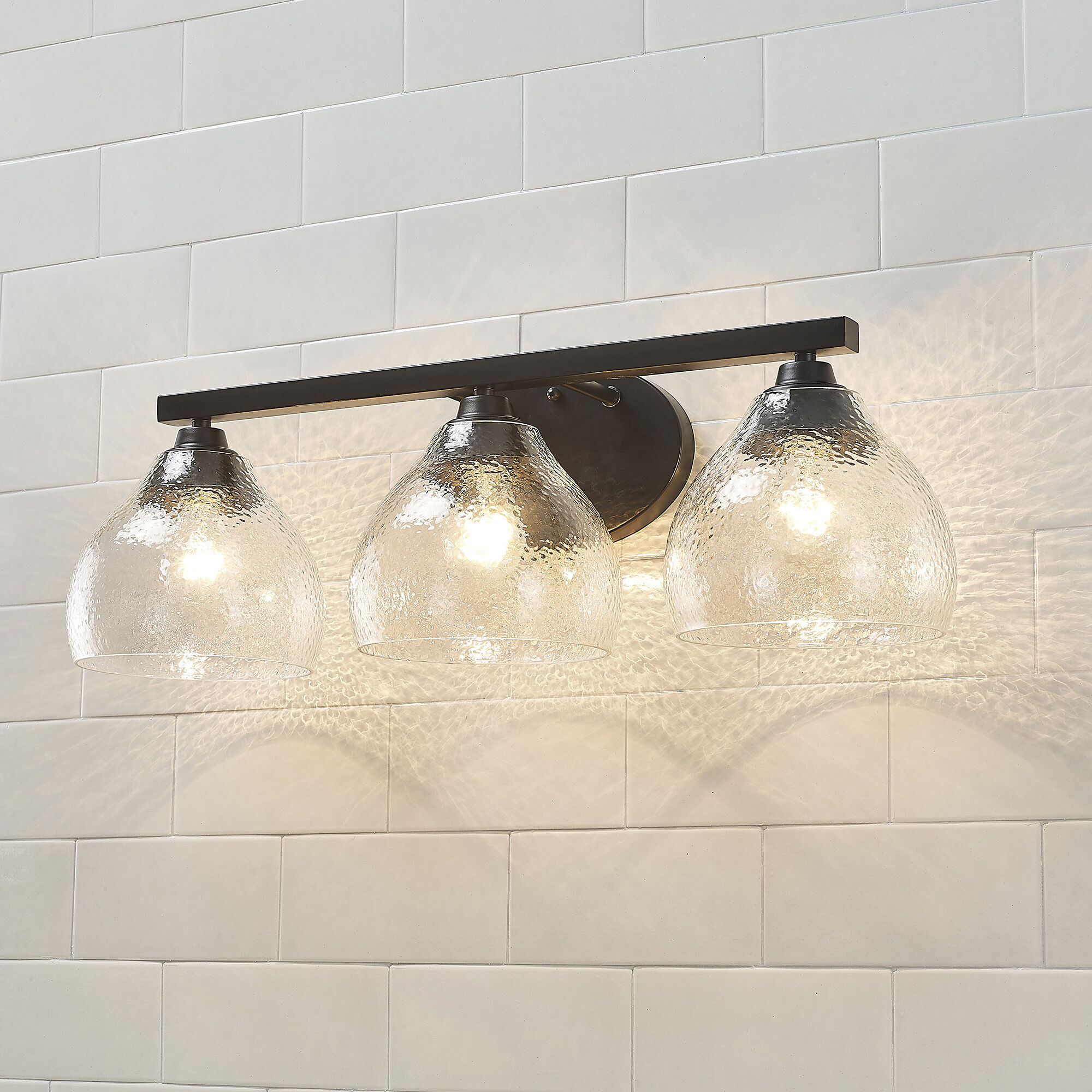 Ariella Vanity Wall Light in Matte Black