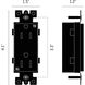 Outlet 125 White Module, Duplex