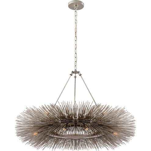 Kelly Wearstler Strada 16 Light 40 inch Burnished Silver Leaf Ring Chandelier Ceiling Light