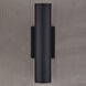 Chiasso LED 14.25 inch Textured Black Outdoor Wall
