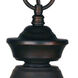 Riviera 1 Light 14 inch Olde Bronze Pendant Ceiling Light in White Linen Glass, 5