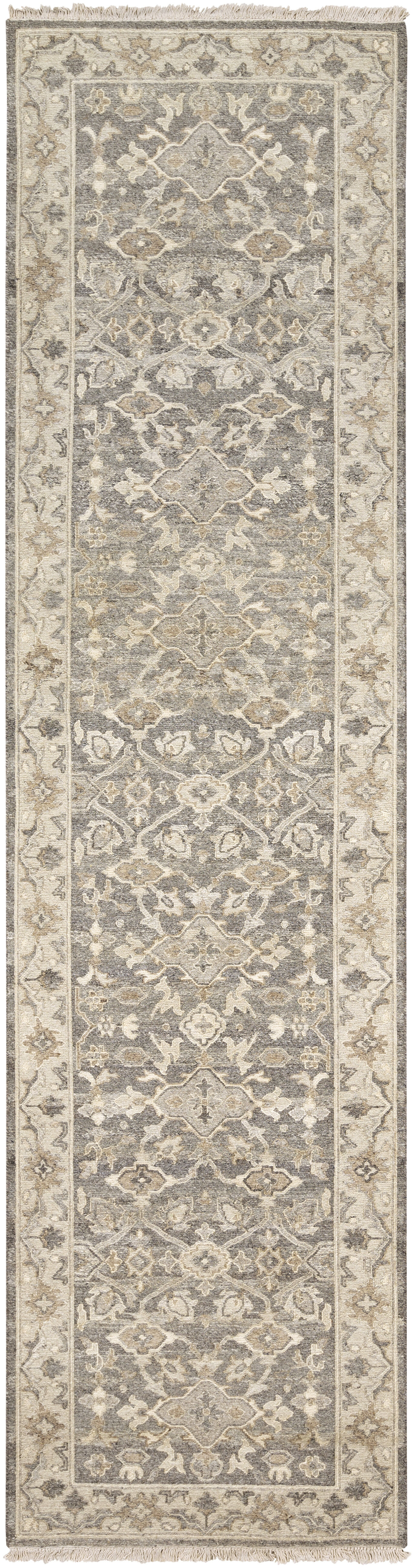 Soumek 120 X 30 inch Medium Gray Rug in 2.5 X 10, Runner
