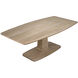 Travis 84 X 44 inch Washed Walnut Dining Table