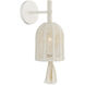 Lunara 1 Light 6 inch Cotton Wall Sconce Wall Light