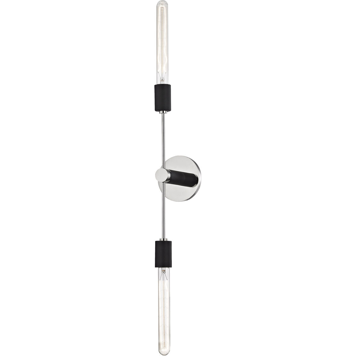 Astrid 2 Light 5 inch Polished Nickel Wall Sconce Wall Light