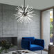 Uptown 6 Light 20 inch Black Pendant Chandelier Ceiling Light