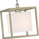 Chloie 1 Light 9 inch Sterling Gold Mini Pendant Ceiling Light