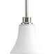 Joy 1 Light 6 inch Brushed Nickel Mini-Pendant Ceiling Light