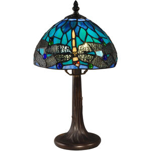 Evelyn 14 inch 60.00 watt Antique Brass Table Lamp Portable Light