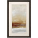 Unify Amber Yellow and Beige and Gray and Red Framed Art
