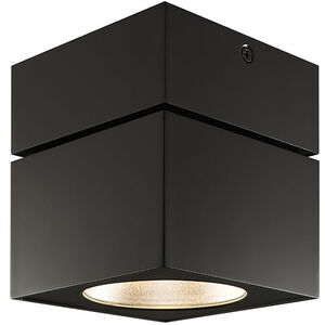Square LED 5 inch Black Surface Mount Ceiling Light