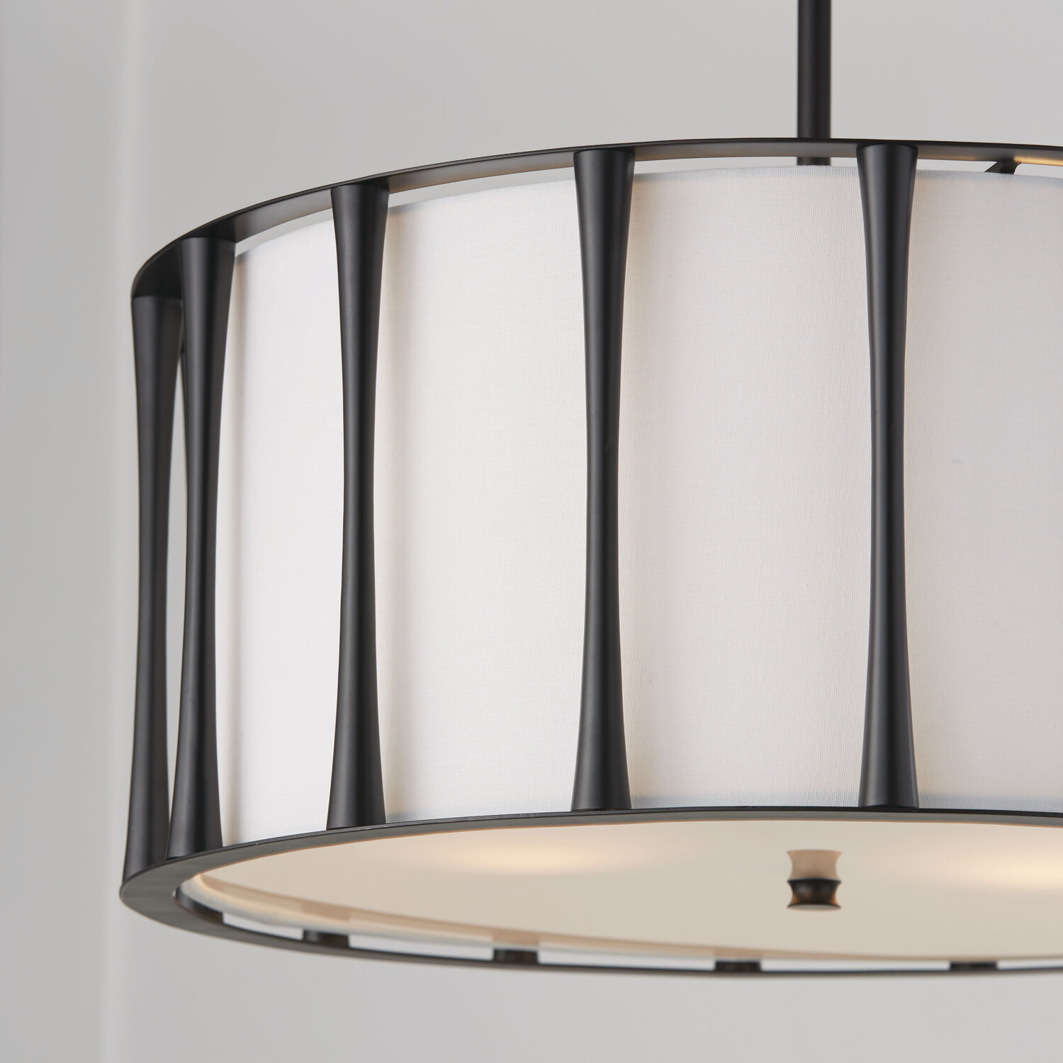 Bodie 4 Light 24.5 inch Matte Black Pendant Ceiling Light