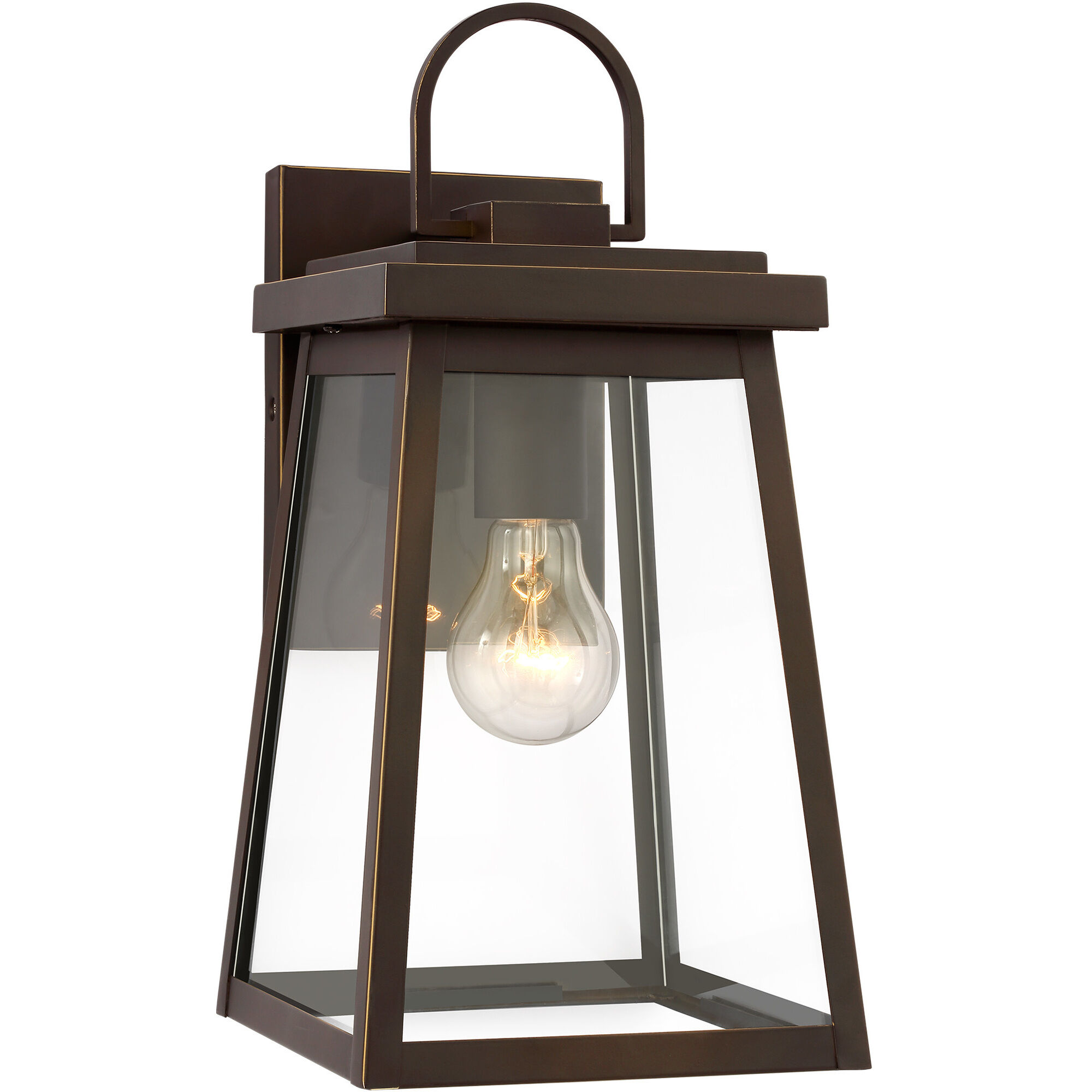 Founders 1 Light 14.25 inch Antique Bronze Outdoor Wall Lantern