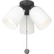 Emile LED Midnight Black Fan Light Kit