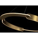 Ilios LED 32.25 inch Aged Brass Pendant Ceiling Light