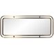Dearborn 72 X 30 inch Brass Mirror