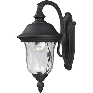 Armstrong 1 Light 15.75 inch Black Outdoor Wall Light