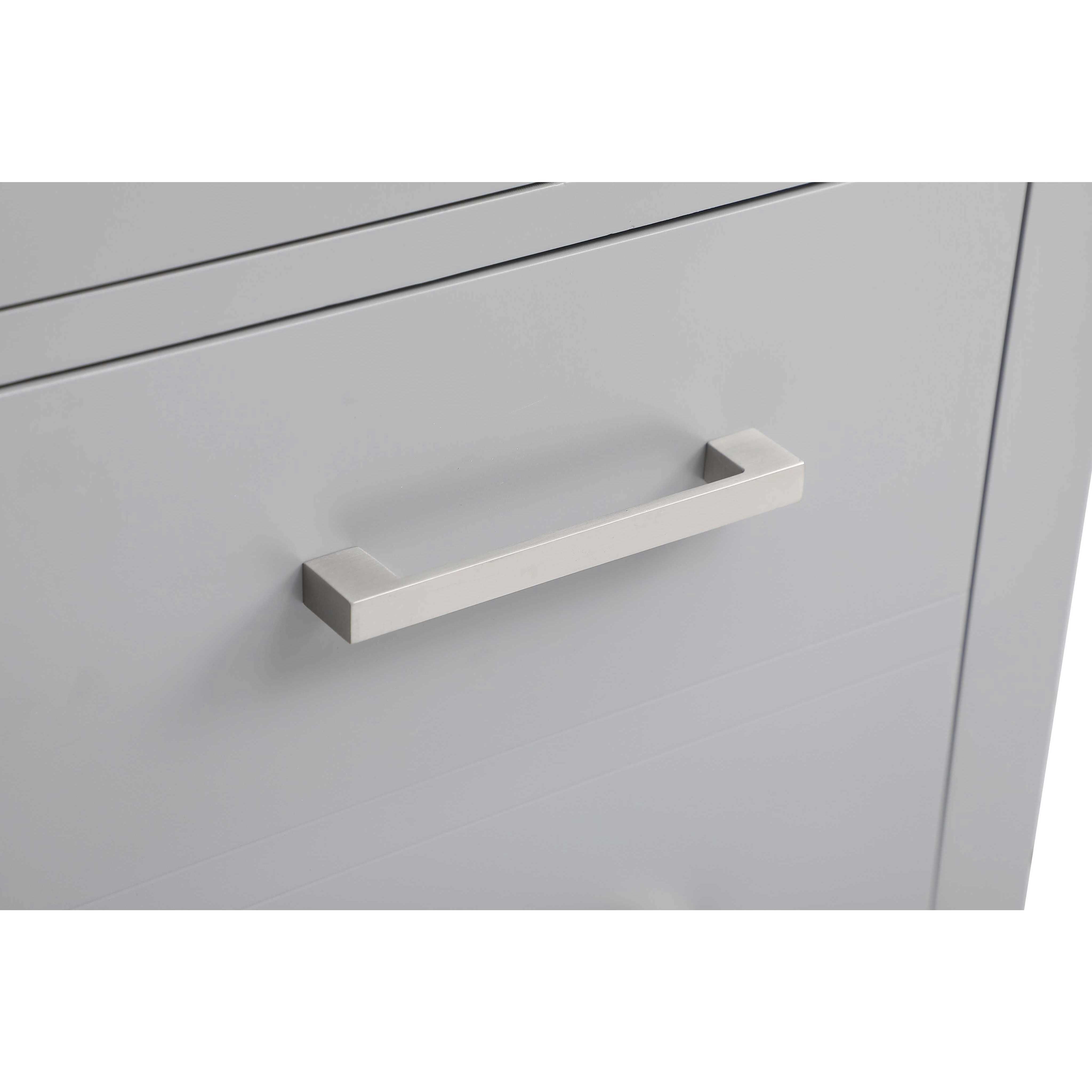 Lewis 60 X 22 X 34 inch Grey Vanity Sink Set