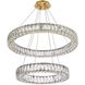 Monroe 2 Light 28 inch Gold Chandelier Ceiling Light