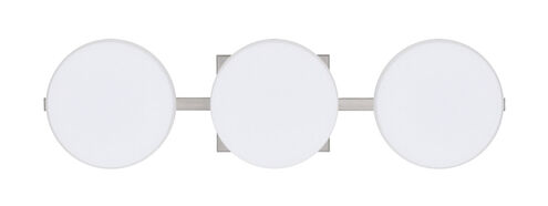 Ciro 3 Light 23 inch Satin Nickel Vanity Lighting Wall Light in Halogen
