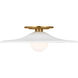 kate spade new york Endicott 1 Light 16 inch Burnished Brass Flush Mount Ceiling Light