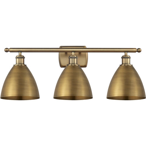 Ballston Dome LED 27.5 inch Brushed Brass Bath Vanity Light Wall Light