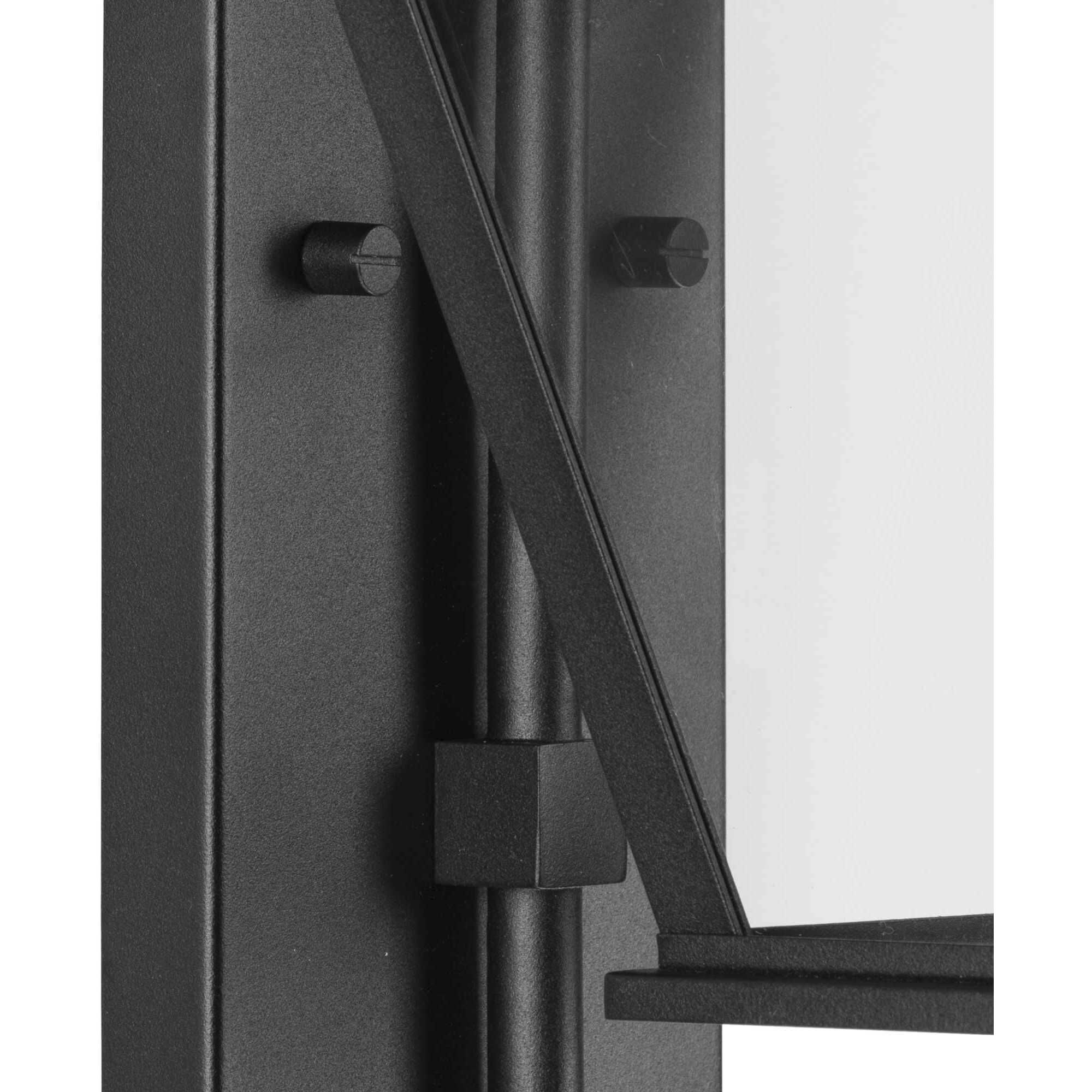 Bradshaw 1 Light 24 inch Textured Black Outdoor Wall Lantern, Design Series