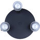 Owen Black and Wood Track Lighting Ceiling Light