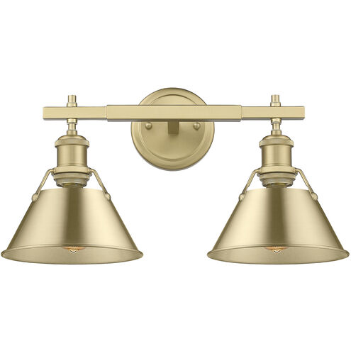 Orwell 2 Light 18.25 inch Brushed Champagne Bronze Vanity Light Wall Light