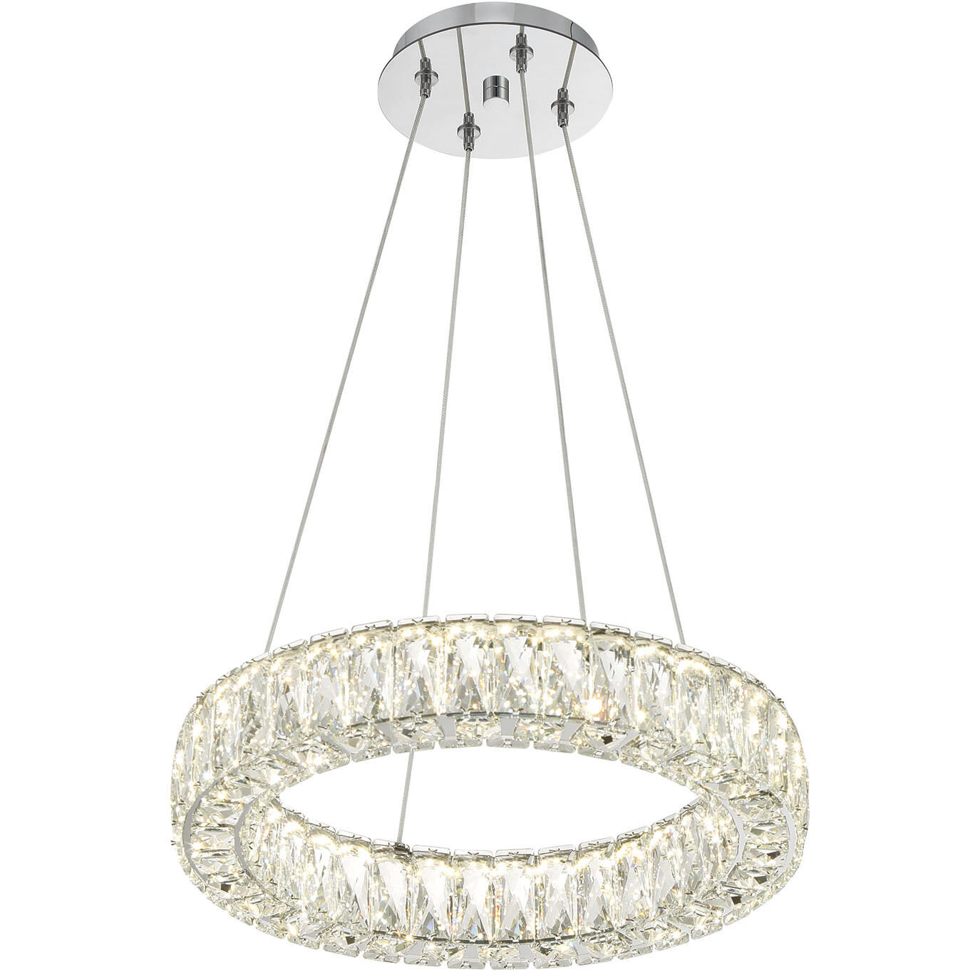 Dickinson 1 Light 18 inch Chrome Chandelier Ceiling Light