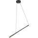 Lex Linear Pendant Ceiling Light in Urban Bronze