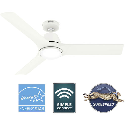 Aeronaut 52 inch Matte White Outdoor Ceiling Fan