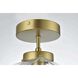 Lawrence 1 Light 10 inch Satin Gold Flush Mount Ceiling Light