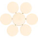 Lunara 7 Light 18.25 inch Legacy Brass Semi-Flush Mount Ceiling Light