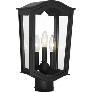 Houghton Hall 3 Light 16 inch Sand Coal Outdoor Post, Great Outdoors